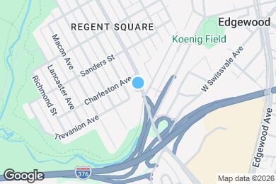 Map image of the property - 1314 S Braddock Ave