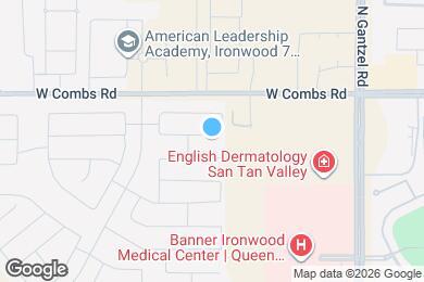 Map image of the property - 289 W Tamarack Dr