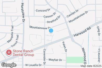 Map image of the property - 356 W Harwood Rd