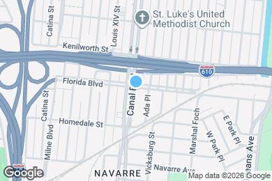 Map image of the property - 5653 Canal Blvd