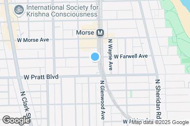 Map image of the property - 1417 W Farwell Ave