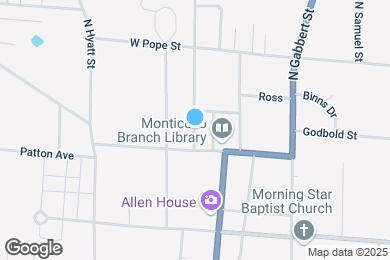 Map image of the property - 804 N Chester St