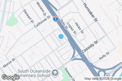 Map image of the property - 1630 Moreno St