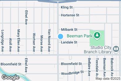 Map image of the property - 4454 Coldwater Canyon Ave