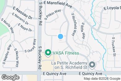 Map image of the property - 17231 E Oberlin Pl