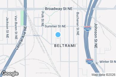 Map image of the property - 616 Fillmore st ne