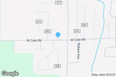 Map image of the property - 1428 W Cole Rd