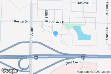 Map image of the property - Burlington Apartments