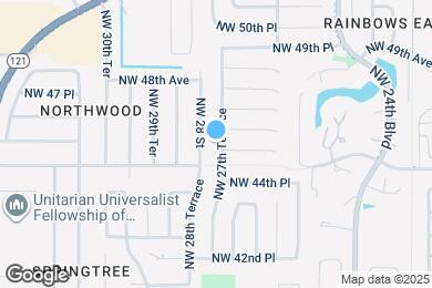 Map image of the property - 4530 NW 27th Terrace