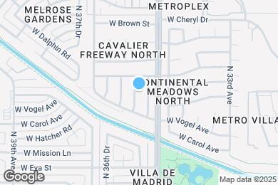 Map image of the property - 9635 N 35th Ln