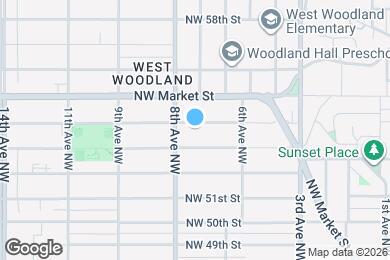 Map image of the property - 647 NW 54th St