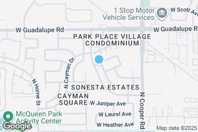 Map image of the property - 961 W Tremaine Ave