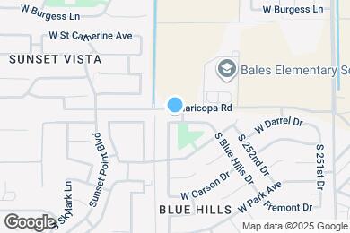 Map image of the property - 25444 W Darrel Dr