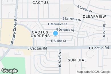 Map image of the property - 2333 E Sylvia St