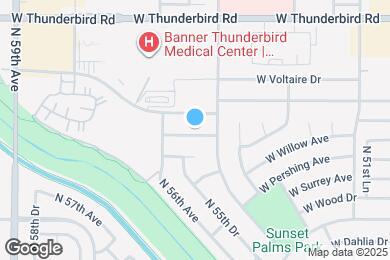 Map image of the property - 5520 W Joan De Arc Ave