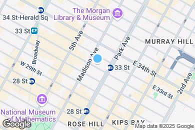 Map image of the property - 35 E 32nd St