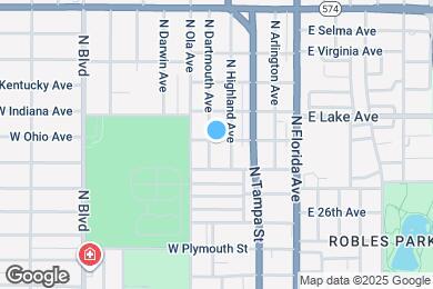 Map image of the property - 3511 N Dartmouth Ave
