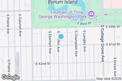 Map image of the property - 6045 S Rhodes Ave