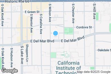 Map image of the property - 1127 E Del Mar Blvd
