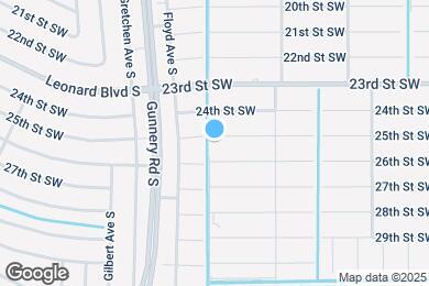 Map image of the property - 4219 25th St SW
