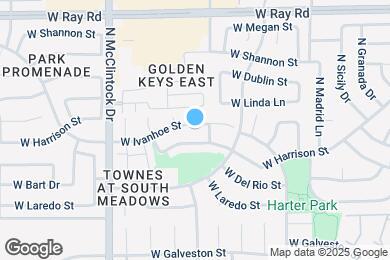 Map image of the property - 3821 W Ivanhoe St