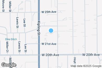 Map image of the property - 9852 W 22nd Pl