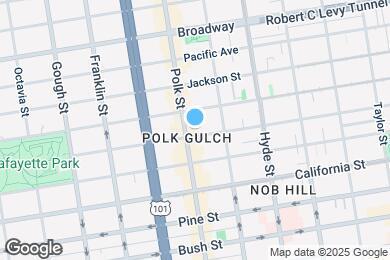 Map image of the property - 1670 Clay St