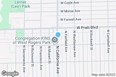 Map image of the property - 6721 N California Ave