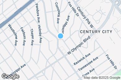 Map image of the property - 2106 S Beverly Glen Blvd