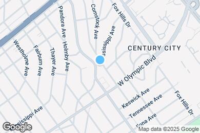 Map image of the property - 2108 S Beverly Glen Blvd