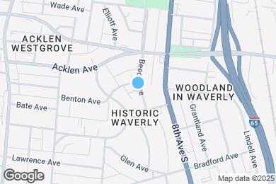 Map image of the property - 2019C Beech Ave