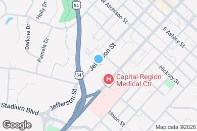 Map image of the property - 1113 Jefferson St