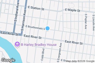 Map image of the property - 516 S Rosewood Ave