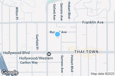 Map image of the property - 1757 N Serrano