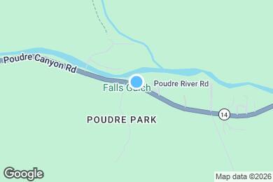 Map image of the property - 10313 Poudre Canyon Rd