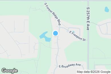 Map image of the property - 412 N Forest Ridge Blvd