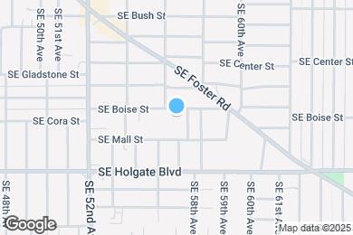 Map image of the property - 5626 SE Boise St