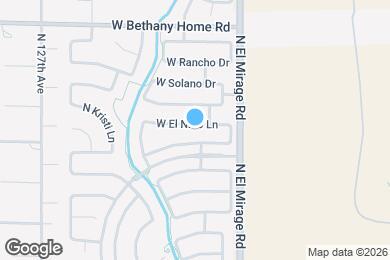 Map image of the property - 12415 W El Nido Ln