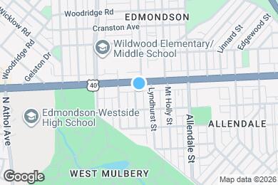 Map image of the property - 525 Normandy Ave