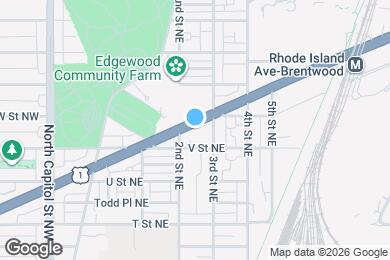 Map image of the property - 219 Rhode Island Ave NE