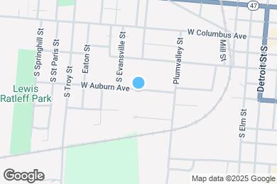 Map image of the property - 541 W Auburn Ave