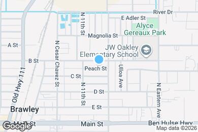 Map image of the property - 1171 Peach St