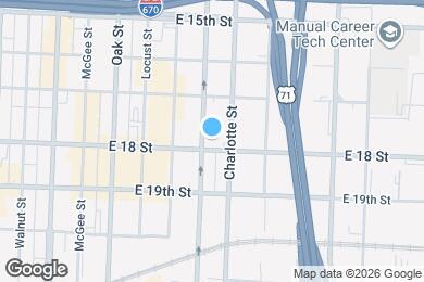 Map image of the property - 708 E 18th St