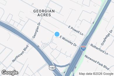 Map image of the property - 8033 Gessner Dr