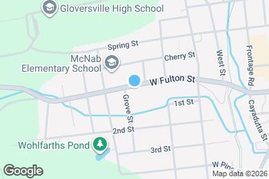 Map image of the property - 205 W Fulton St