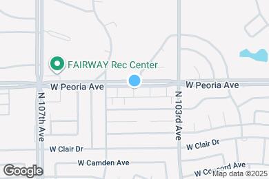 Map image of the property - 10371 W Peoria Ave