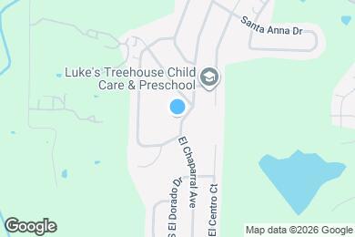 Map image of the property - 1623 S El Chaparral Ave