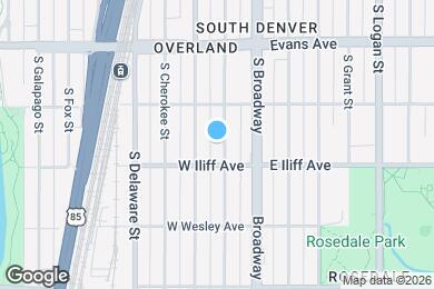 Map image of the property - 2275 S Acoma St