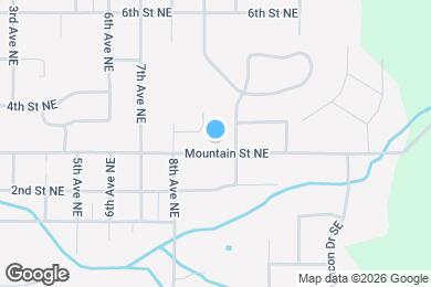 Map image of the property - 912 Mountain St NE
