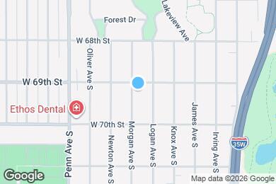 Map image of the property - 6909 Morgan Ave S